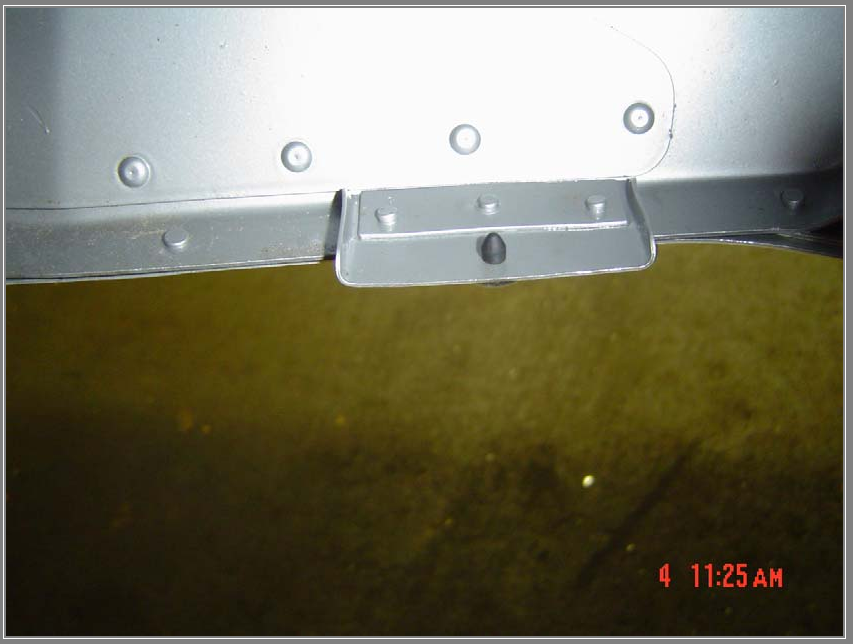 Main Gear Door Stop Plate Repair Added Doubler